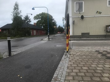 Övergångsställe eller gångpassage med väjningsplikt, 40 km/h