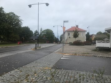 Övergångsställe eller gångpassage med väjningsplikt, 40 km/h