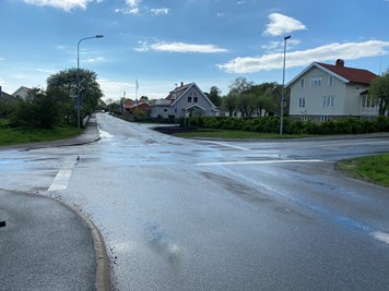 Inget övergångställe villagata, 30 km/h